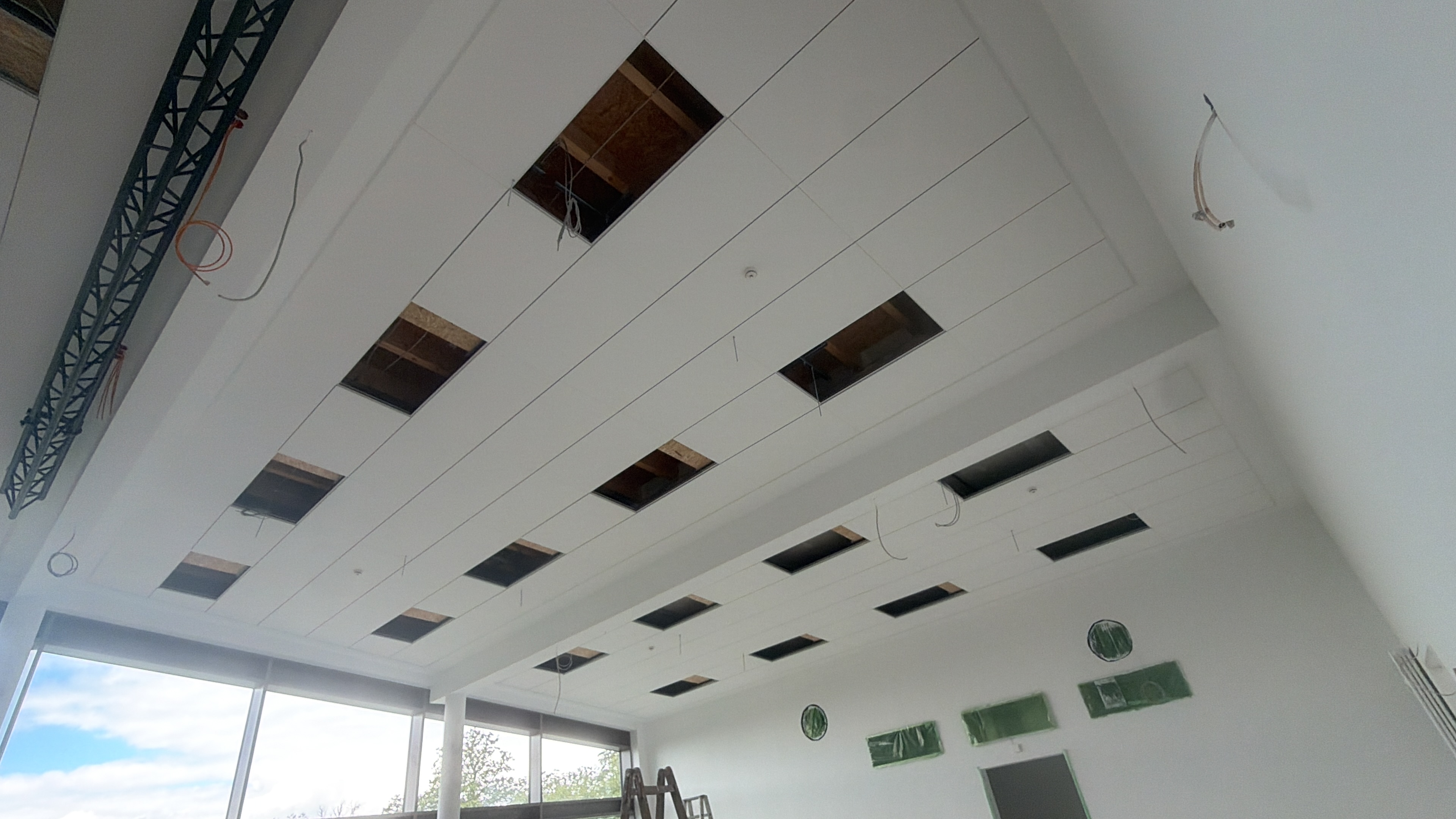 Akustikdecke im Innenausbau