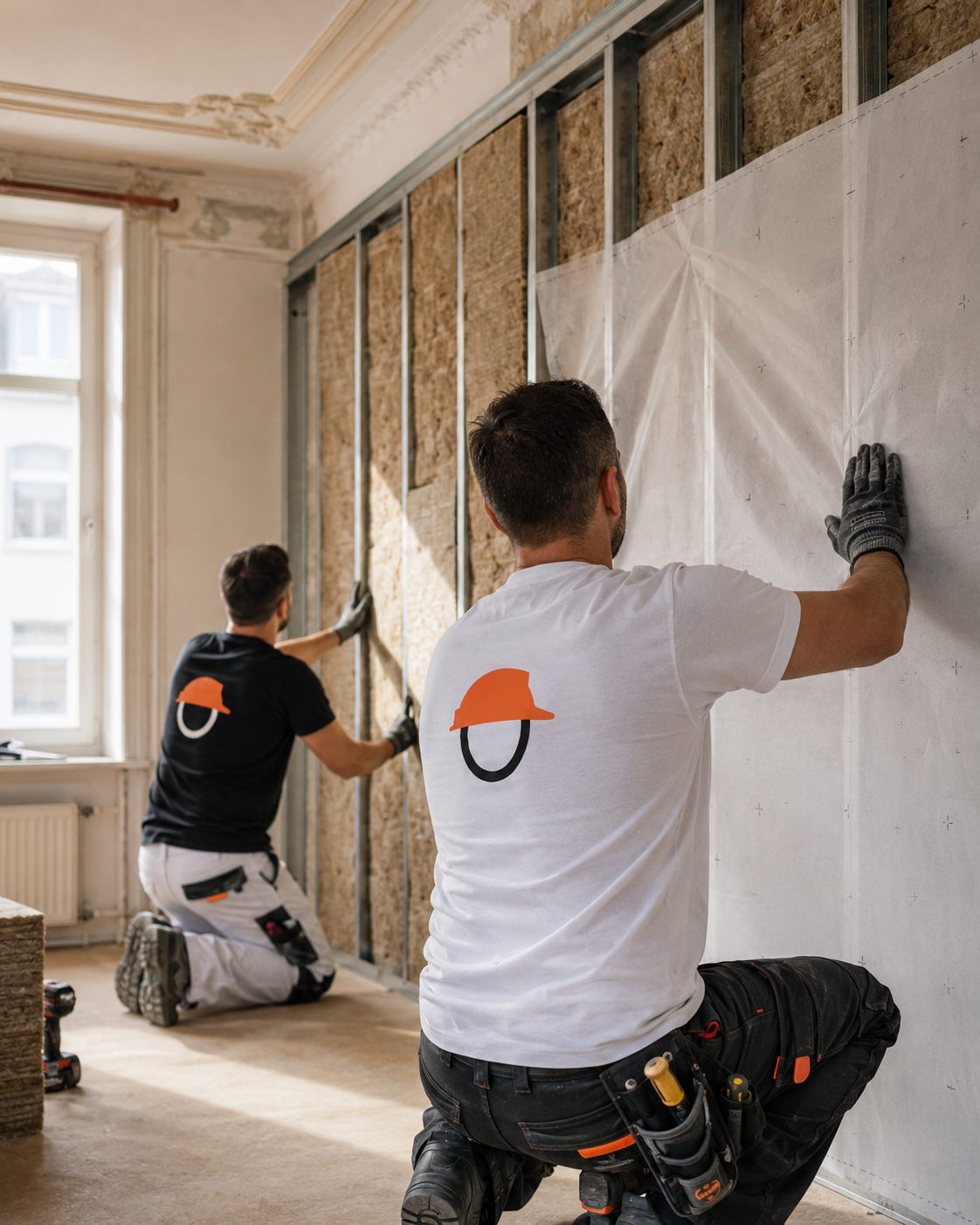 Innendämmung in einer Metallständerkonstruktion